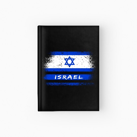 Israel Vintage Flag / Gift Jerusalem Hardcover Journal