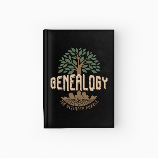 Genealogist Genealogy The Ultimate Puzzle Hardcover Journal