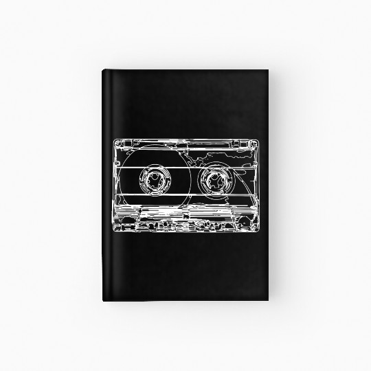 Cassette Tape Hardcover Journal