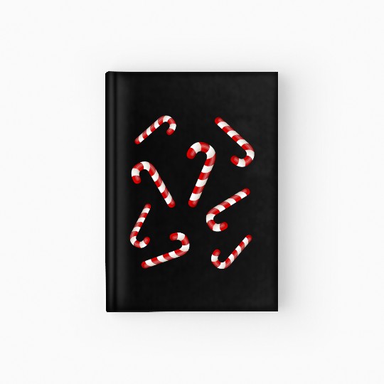 Candy Canes Hardcover Journal