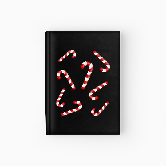 Candy Canes Hardcover Journal