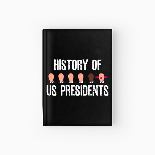 Anti Trump USA President Election Impeach Clown Hardcover Journal