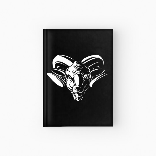 Dark Goat Baphomet - Satanic Lucifer Beelzebub Hardcover Journal