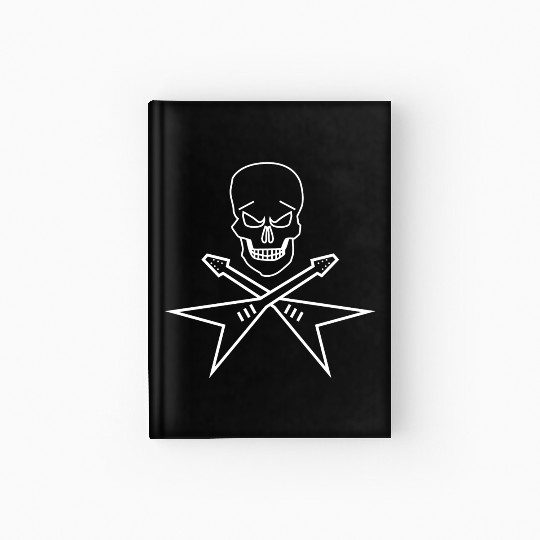 Heavy Metal Skull Hardcover Journal