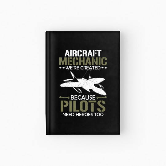 Aircraft Mechanic Hardcover Journal