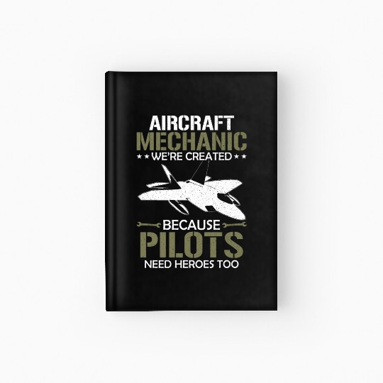 Aircraft Mechanic Hardcover Journal