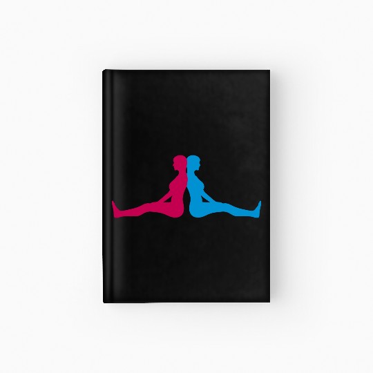 2 naked girlfriends Hardcover Journal