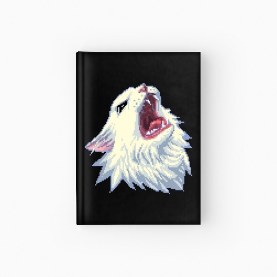 8 bit Screamin Thurston the Cat meme 2 Hardcover Journal