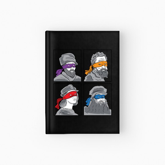 Leonardo Donatello Raphael Michelangelo Gift Hardcover Journal