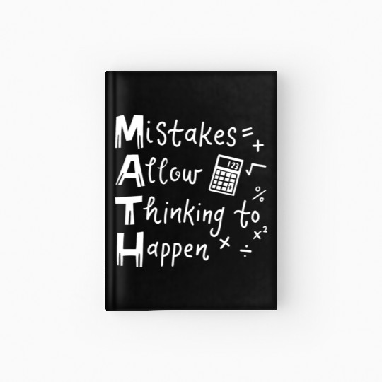 Math Teacher Hardcover Journal
