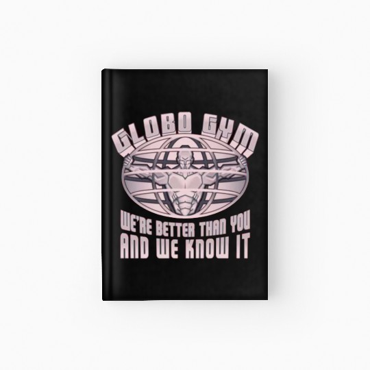 globo gym costume Hardcover Journal