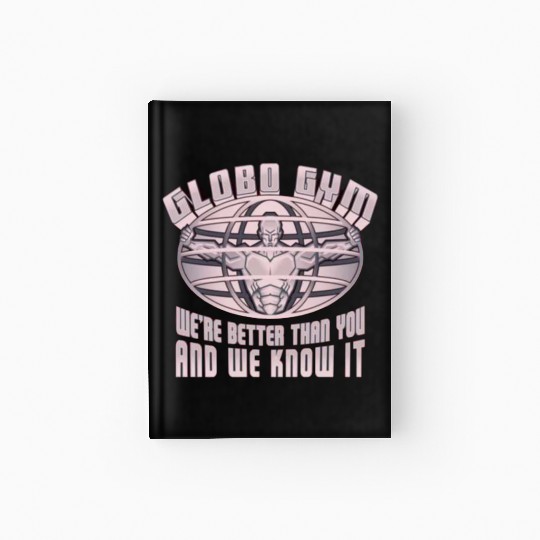 globo gym costume Hardcover Journal