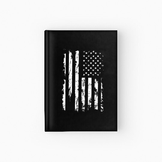 American Flag Hardcover Journal