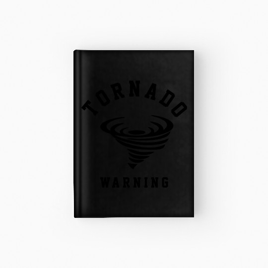 tornado warning Hardcover Journal