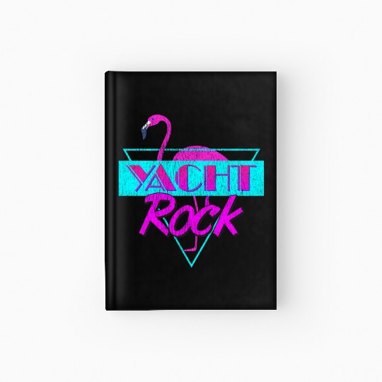Yacht Rock Retro Flamingo Hardcover Journal