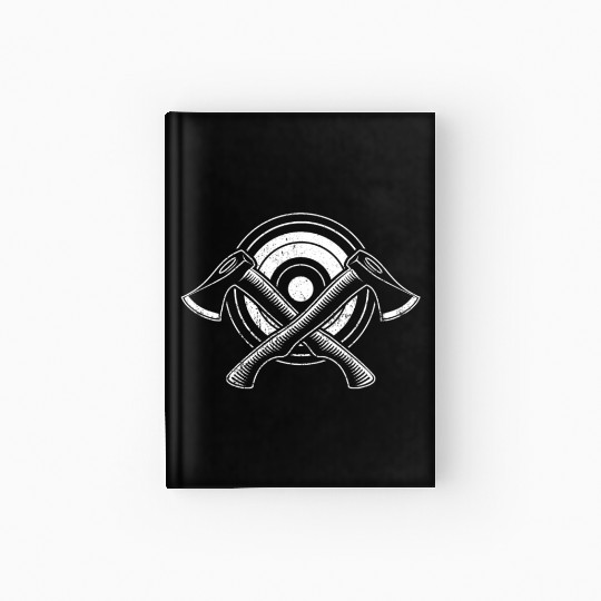 Bullseye Axe Throwing - Cool Axe Thrower Gift Hardcover Journal