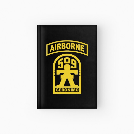 Geronimo 509th Airborne Parachute Infantry US Army Hardcover Journal