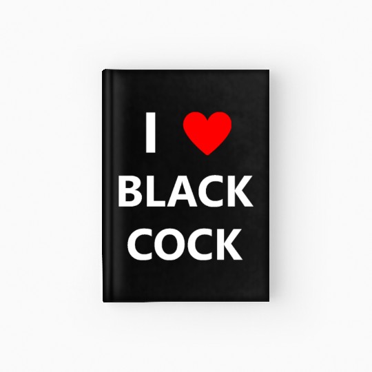 Black Cock Dick Penis sx Bjob Oral Kink BBC Hardcover Journal