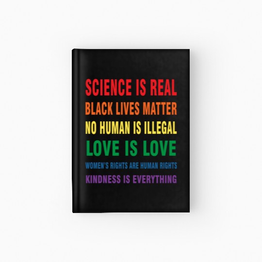 Science is real Hardcover Journal