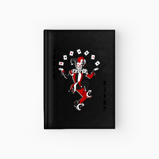 Joker Joggling Card Hardcover Journal