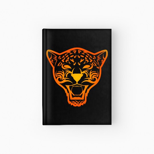 T Tattoo Jaguar Face Gift Idea Hardcover Journal