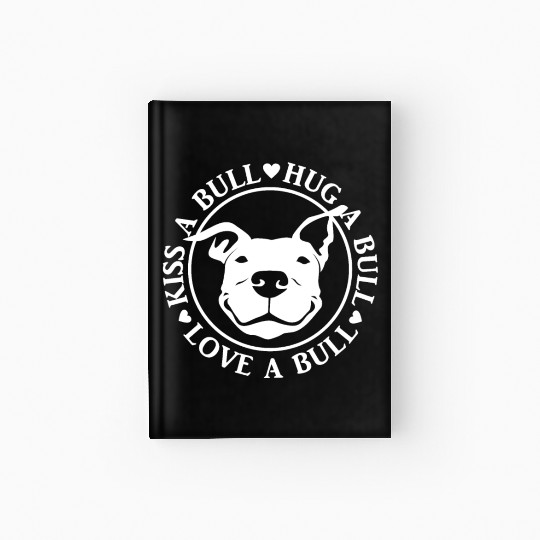 Love-A-Bull Pitbull Bully Dog Rescue Hardcover Journal
