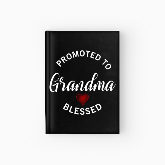 Promoted To Grandma Hardcover Journal