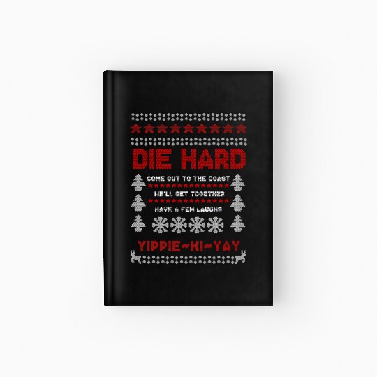 Die Hard Christmas Jumper Hardcover Journal