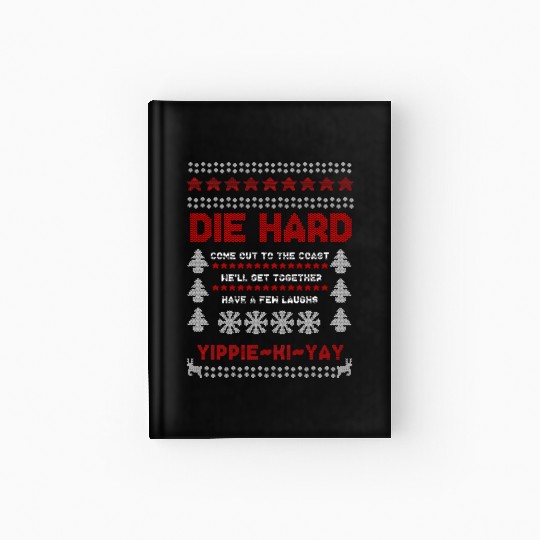 Die Hard Christmas Jumper Hardcover Journal
