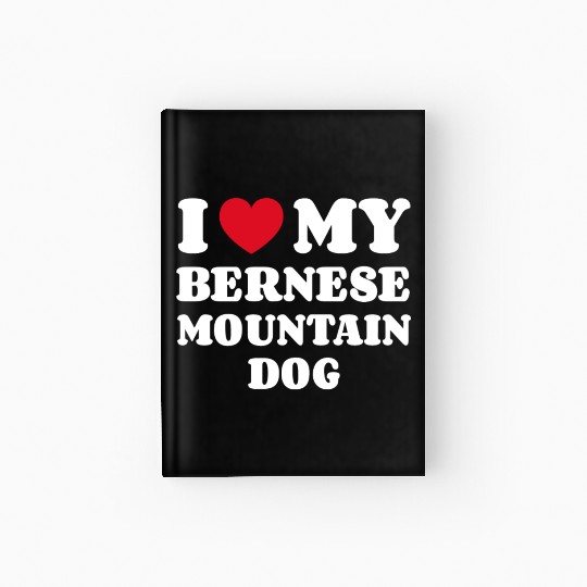 Bernese Mountain Dog Hardcover Journal