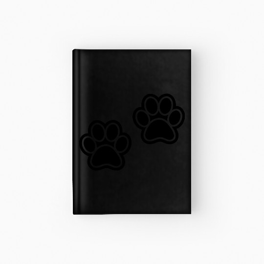 Paw Prints Hardcover Journal