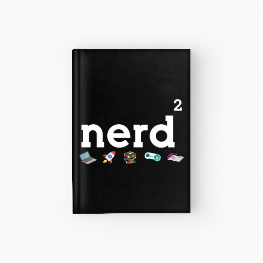 Nerdy - Nerd Squared - Nerd Loves Science, Gaming Hardcover Journal