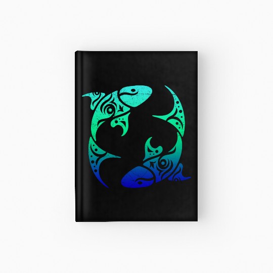 T Tattoo Pisces Horoscope Gift Idea Hardcover Journal
