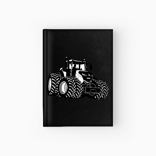 Tractor - farmer - agriculture - farm Hardcover Journal