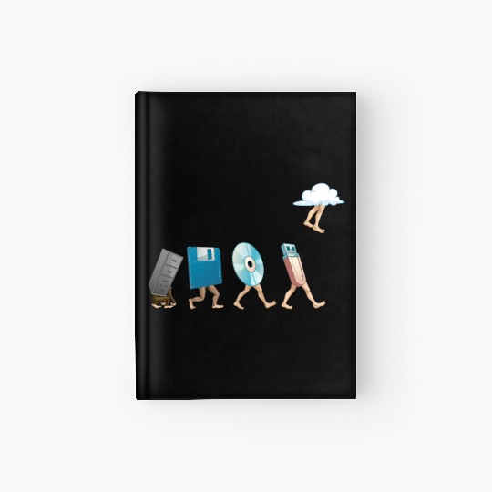 Computer Engineering Software Disk USB Cloud Hardcover Journal