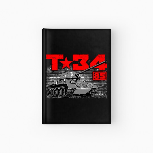 T-34-85 Soviet medium tank Hardcover Journal