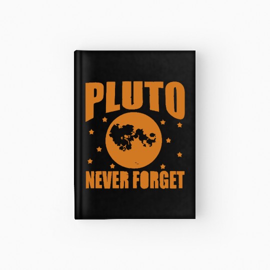 Pluto Never Forget Hardcover Journal