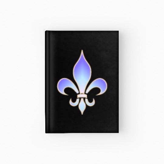 Lily Flower Fleur de Lys Royal Flower Power Roi Hardcover Journal