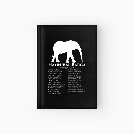 Hannibal Barca World Tour - Carthaginian Empire Hardcover Journal