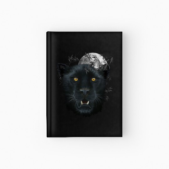 Black Panther Spirit The Face Of Power, Protection Hardcover Journal