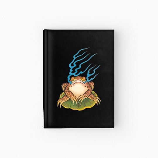 Traditional Japanese Irezumi Magical Frog Hardcover Journal