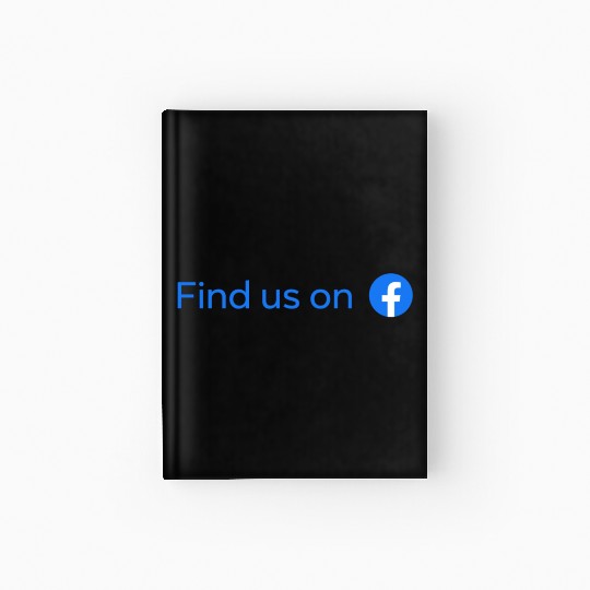 find us on facebook Hardcover Journal