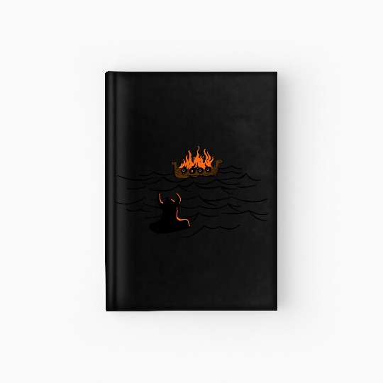 Viking Funeral Hardcover Journal