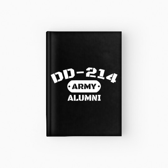 Dd-214 Us Army Alumni Men And Women Hardcover Journal