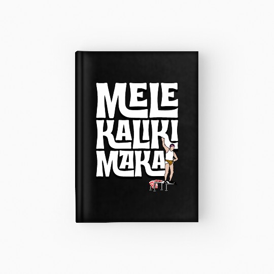 Mele Kalikimaka Cousin Eddie at the Swimming Pool Hardcover Journal