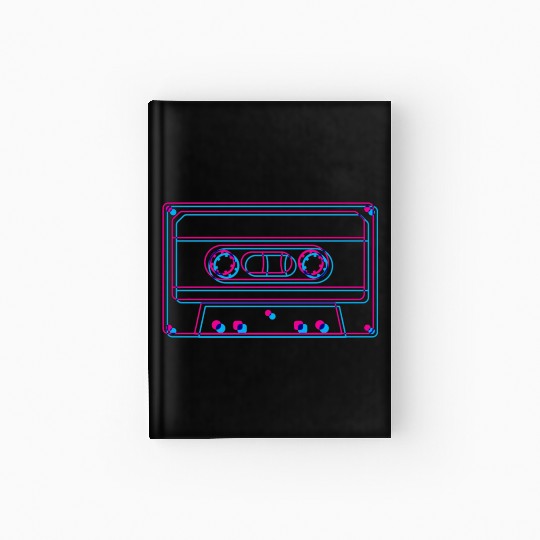 Synthwave Hardcover Journal