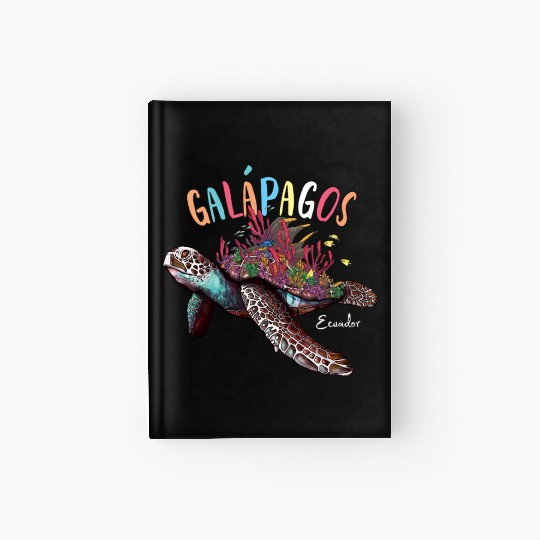 Coral Reef Islas Galapagos Islands Ecuador Hardcover Journal