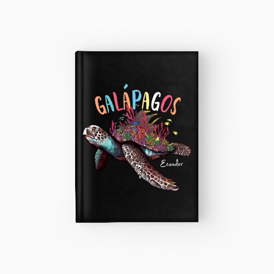 Coral Reef Islas Galapagos Islands Ecuador Hardcover Journal