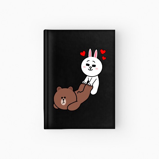 Brown bear and Cony Be My Lover Hardcover Journal