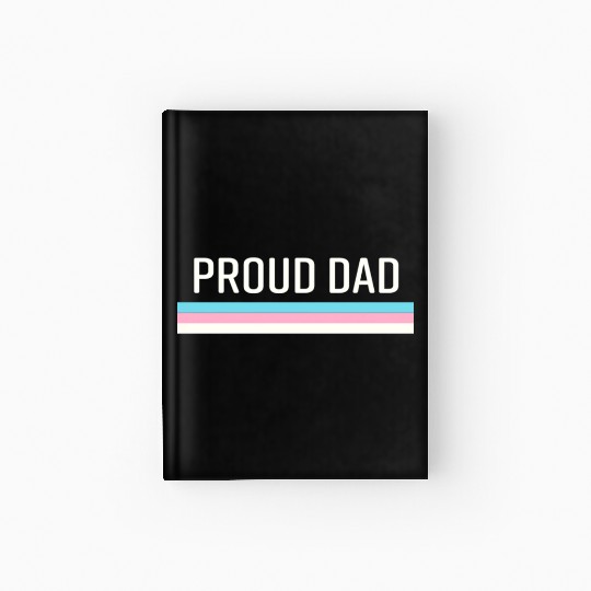 Lgbt Transgender Pride Proud Dad Hardcover Journal